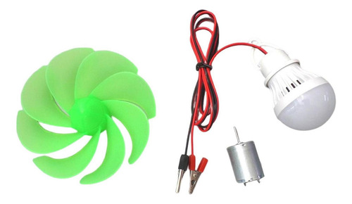 Gerador De Energia Eólica Kit De Brinquedo Educativo Kit De