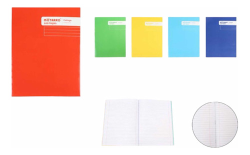Pack De 10 Cuadernos De 100 Hojas Materia Composición 251169