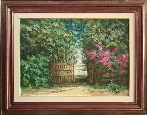 1982- Amira Bessone 95x75cm Com Moldura - Série Portão. (Usado)