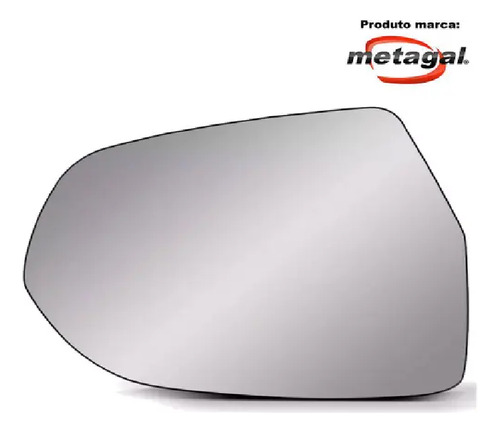 Lente Com Base Retrovisor Agile 09/14 Montana 11/21 Metagal
