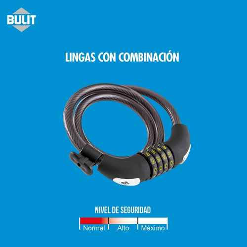Linga De Seguridad Con Combinación Bulit