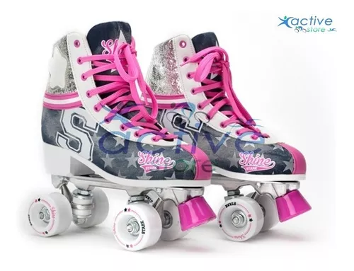 Patines Rollers 4 Ruedas Extensible Artistico Con Freno Bota