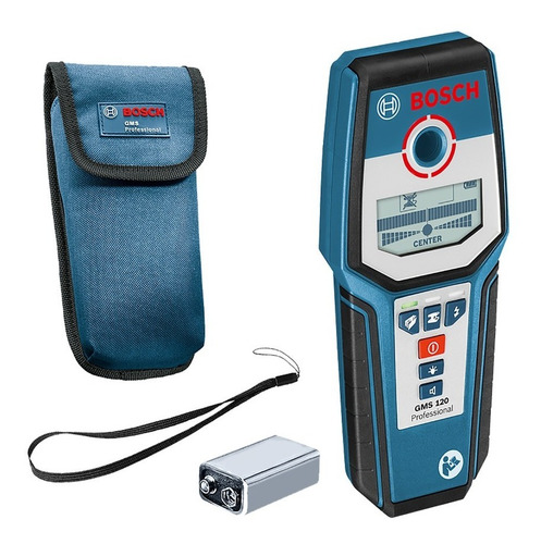 Imagen 3 de 10 de Detector Materiales Digital Bosch Gms 120 Metal Madera Cobre