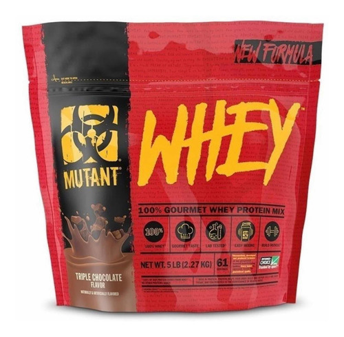Proteina Mutant Whey 5 Lbs Sabor Triple Chocolate 