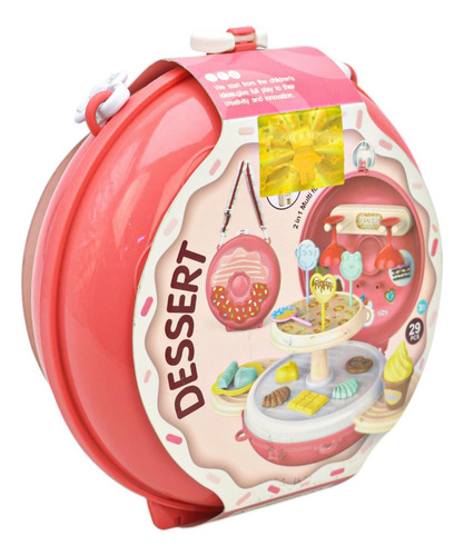 Juego De Postres Con Estuche De Dona 2 En 1 Dessert 8152
