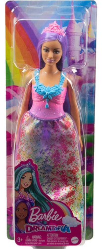 Barbie Dreamtopia - Princesa Piel Morena - Original Mattel -