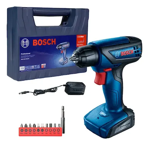 Taladro Atornillador Inalámbrico Gsr 1000 Smart Con Maletin Bosch Azul