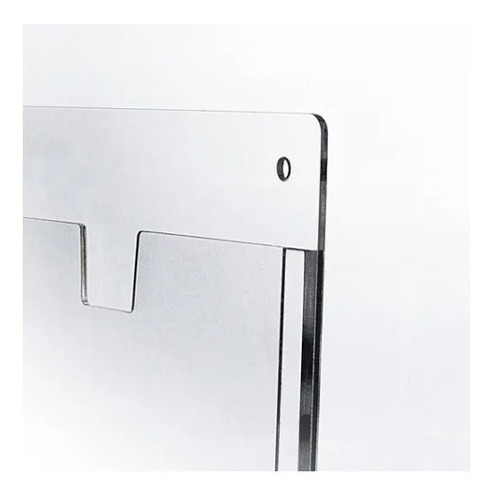 Display Porta Folha Com Fundo Em Acrílico Para Parede A4
