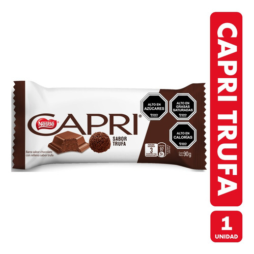 Capri De Chocolate Relleno Con Sabor A Trufa (contiene 90gr)