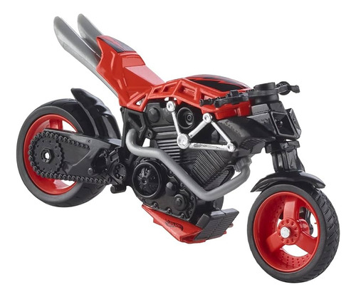 Hot Wheels Street Power Motocicleta 1:18 Color X-blade Rojo