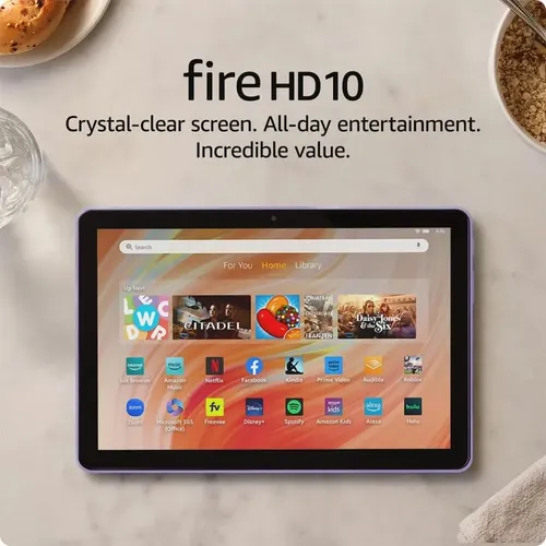 Tablet Amazon Fire Hd 10 64gb 2023 Lilac Full Hd Alexa | MercadoLivre