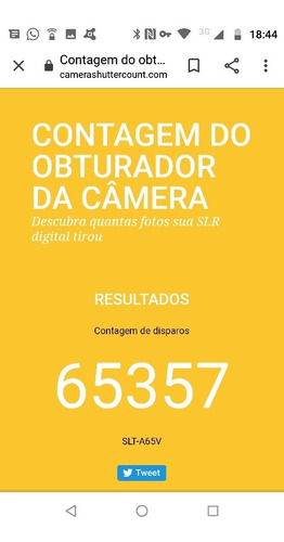 Sony A65 Bolsa Cartão De Memória Lente Tamron 18-250