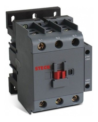 Imagen 1 de 2 de Contactor Tripolar 3x25a Bobina 220v 1na Sk125a10m Steck