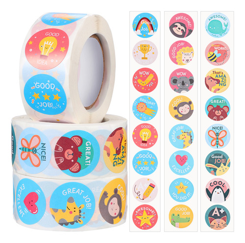 Xy 3rollos Pegatinas De Dibujos Animados Para Niños