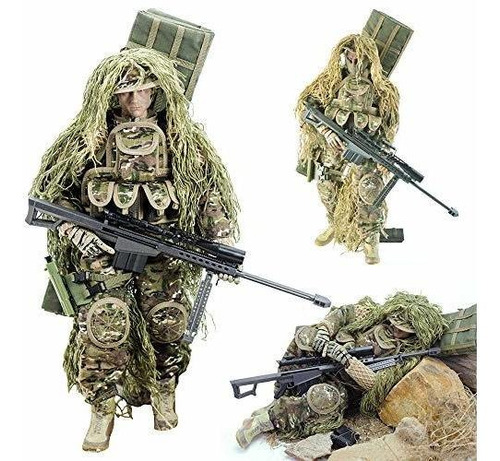 Viikondo Action Figures 1-6 Scale Multi-cam Sniper Army Mili