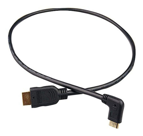 Cable Hdmi- Hdmi Con Conector De  Grados (negro)