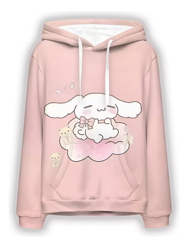 Sudadera Holgada Con Estampado Digital Cinnamoroll Nube