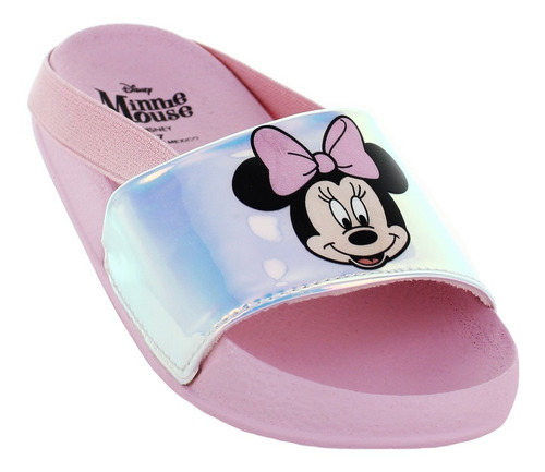 Disney Minnie Mouse Chancla Elastico Rosa Niña 80667