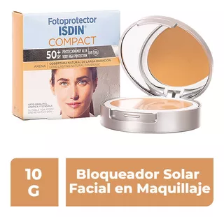 Isdin Fotoprotector Facial Compact Arena Spf 50+, 10g