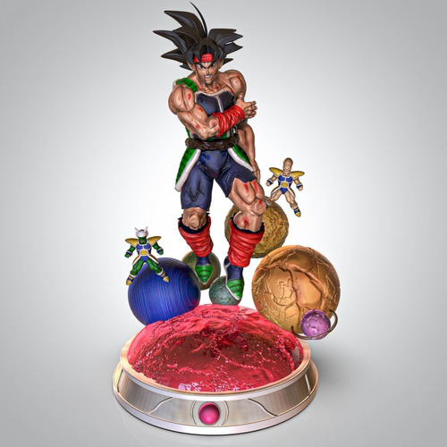 Dragon Ball Bardock On Planet Archivos Stl Para Impresión 3d