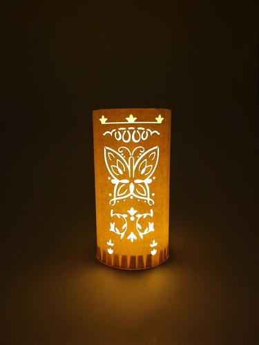Lanterna Vela Encanto C/ Vela Led - Kit Com 40 Lanterninhas