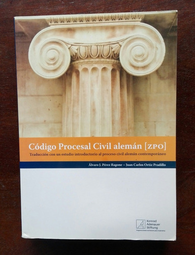 Código Procesal Civil Alemán - Zpo Ragone Y Ortiz Pradillo