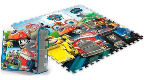 Imagen 1 de 1 de Paw Patrol Piso De Goma 9 Piezas De 31 Cm Spc09979