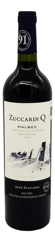 Pack De 6 Vino Tinto Q Zuccardi Malbec 750 Ml