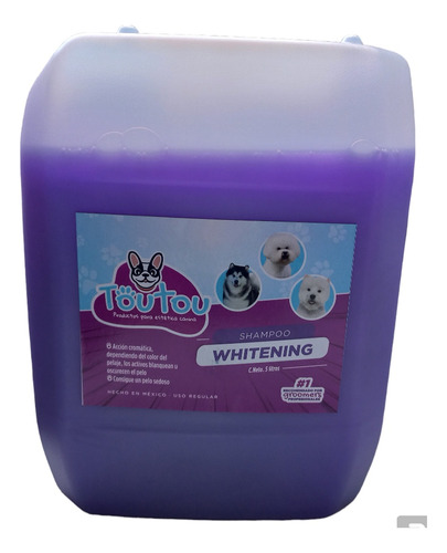 Shampoo Blanqueador Tou Tou 5 Litros Whitening 