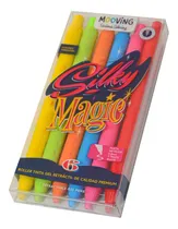 Comprar Lapiceras Roller Mooving Silky Magic Tinta Gel Retráctil X6 
