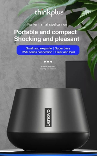 Imagem 7 de 8 de Caixa De Som Lenovo K3 Pro S/ Fio Portátil Surround Subwoofe