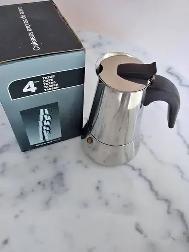 Cafetera Greca Acero 2 Tazas