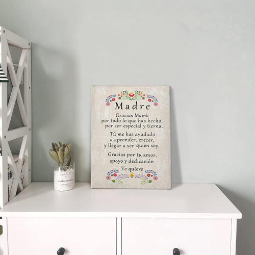 Cuadro Para Mamá Frases De Amor Gracias Mamá 36x28cm