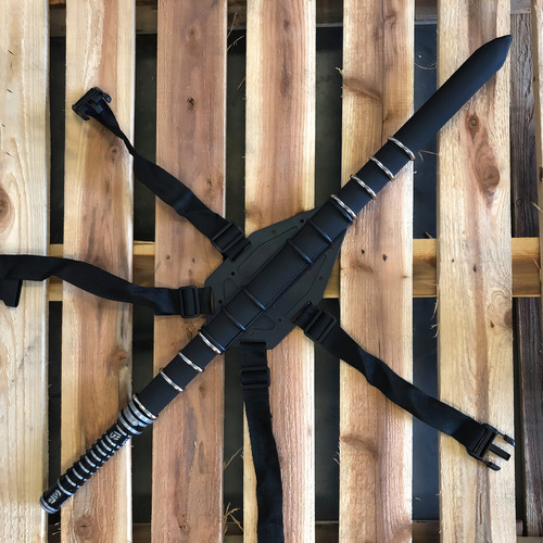 Espada De Blade Con Funda Arnes De Acero Katana Daga Fs13