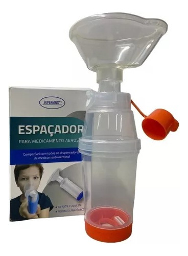 Espaçador Medicate Com Mascara Média (adulto/infantil)