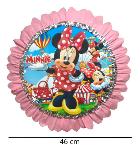 Piñata De Tambor Mimi Minnie Mouse Fiesta Infantil Niños