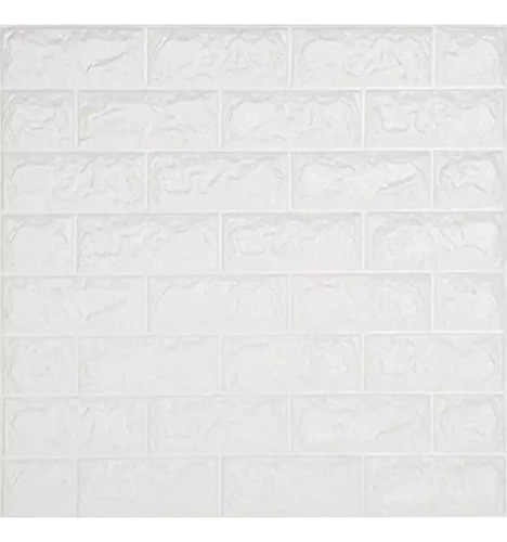 Placas Revestimiento Adhesivo Blanco Pared Pack X 20