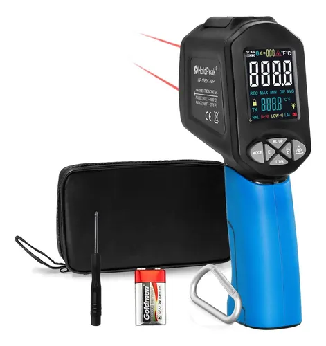 Pyrómetro Holdpeak D: S = 30: 1 Con Bluetooth, Termómetro De