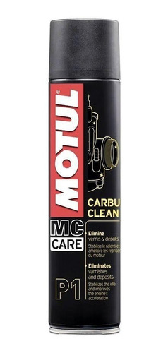 2 Motul P1 Carbu Clean Limpeza Carburador 400ml. Manutençã