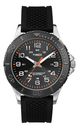 Reloj Timex Tw2p87200 Color de la malla Negro Color del bisel Gris Color del fondo Gris