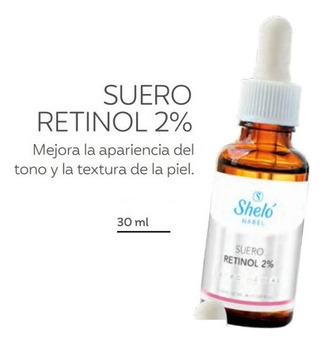 Suero Serum Noche Retinol 2% Shelo /sa Tipo de piel Todo tipo de piel