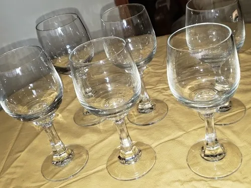 Juego De 6 Copas De Cristal (Usado)