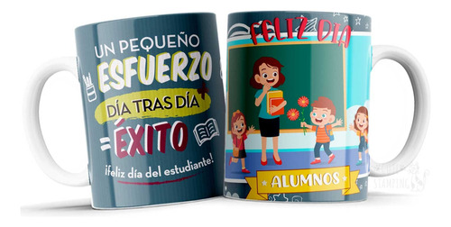 Taza Personalizada Día Del Estudiante Alumno V. Mod P/regalo