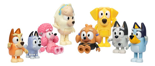 Muñecos X8 Bluey Neightborhood Friends Pack 17676