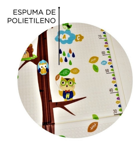Imagen 7 de 8 de Alfombra Antigolpes Plegable 200x150 X10mm Espesor Ok Baby