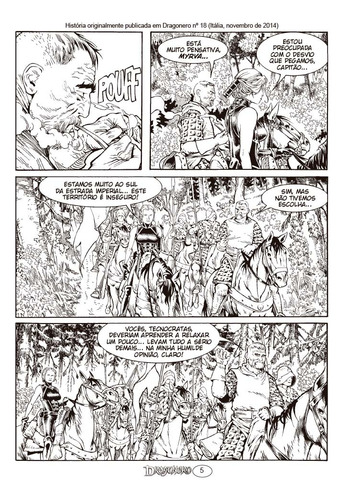Dragonero - Volume 18: Nas terras dos Ghouls, de Vietti, Stefano. Dragonero, vol. 18. Editorial Mythos, capa mole em português, 2022