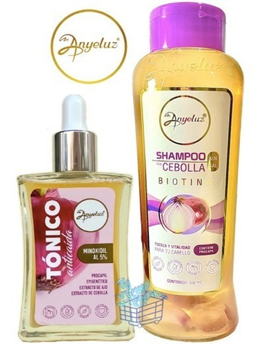 Tonico + Shampoo Cebolla Anyelu - mL a $230