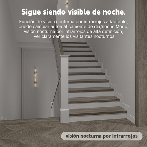 Timbre Inalámbrico Hd Cámara Impermeable Visión Nocturna