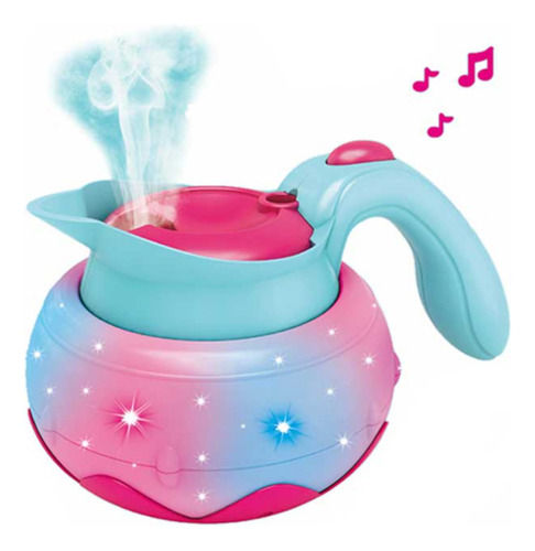 Juguete Cafetera Utensilio Simulación Para Niños, Con Luces