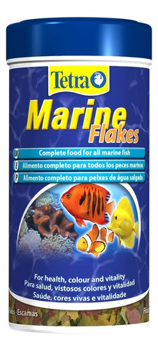 Tetra Marine 52gr Alimento En Escamas Para Peces Marinos